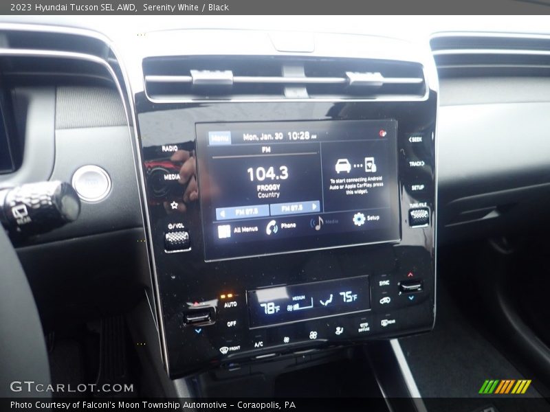 Serenity White / Black 2023 Hyundai Tucson SEL AWD