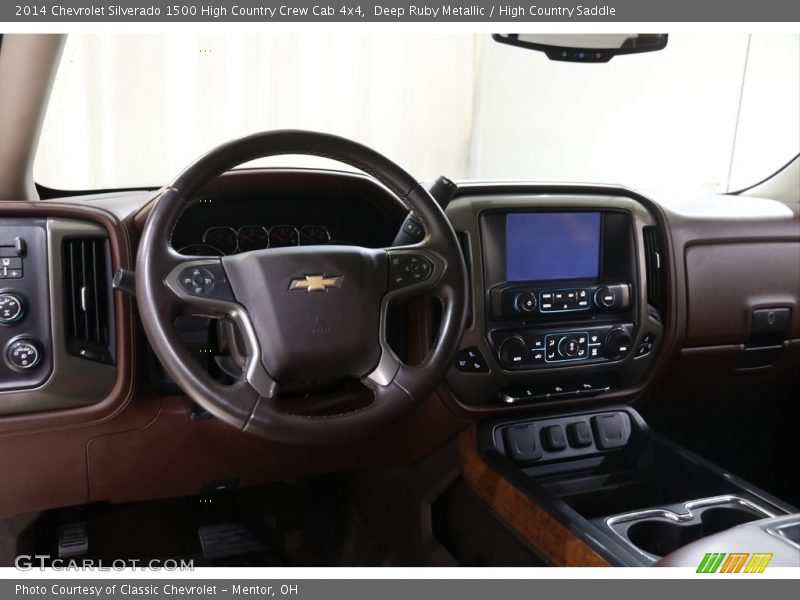 Deep Ruby Metallic / High Country Saddle 2014 Chevrolet Silverado 1500 High Country Crew Cab 4x4