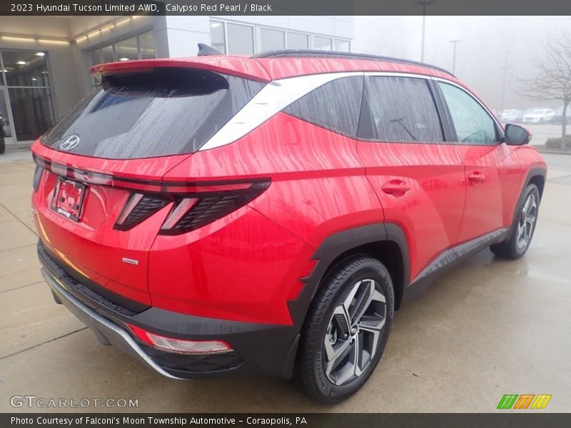 Calypso Red Pearl / Black 2023 Hyundai Tucson Limited AWD