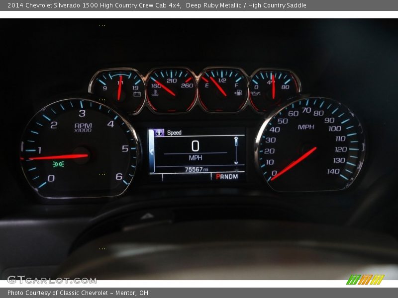 Deep Ruby Metallic / High Country Saddle 2014 Chevrolet Silverado 1500 High Country Crew Cab 4x4