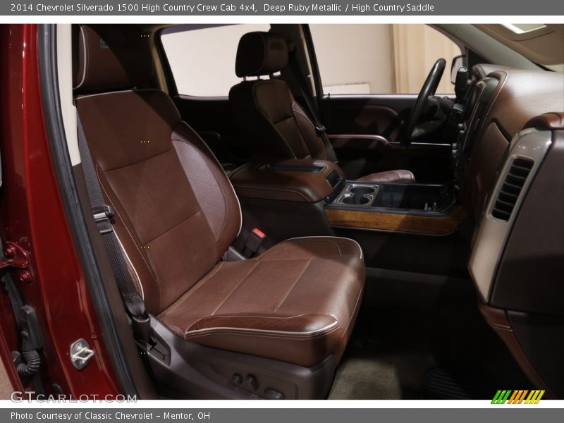 Deep Ruby Metallic / High Country Saddle 2014 Chevrolet Silverado 1500 High Country Crew Cab 4x4