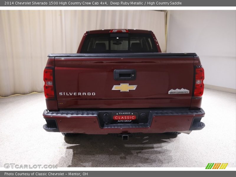 Deep Ruby Metallic / High Country Saddle 2014 Chevrolet Silverado 1500 High Country Crew Cab 4x4