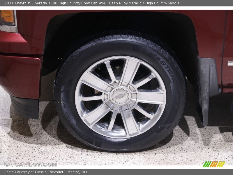 Deep Ruby Metallic / High Country Saddle 2014 Chevrolet Silverado 1500 High Country Crew Cab 4x4