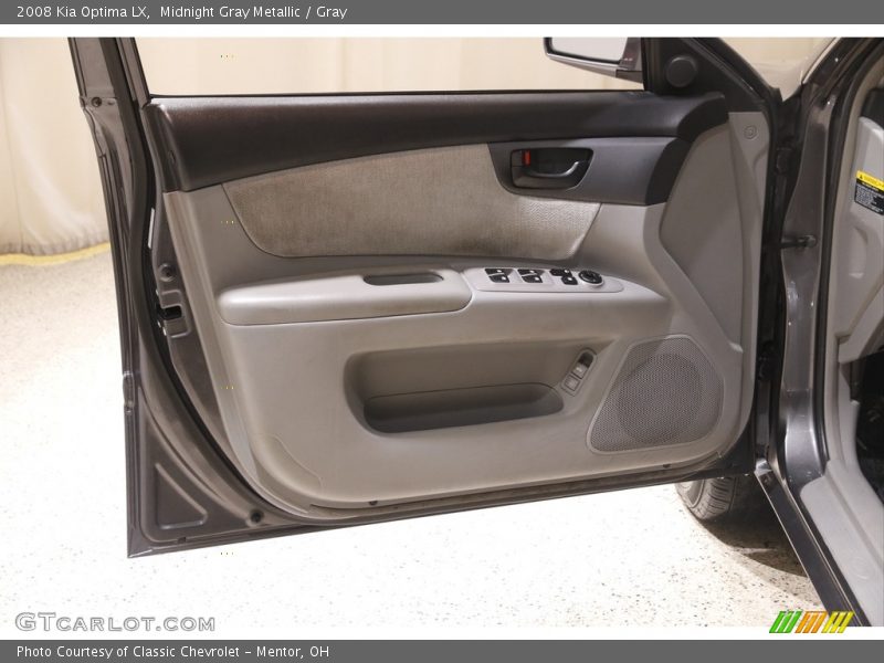 Midnight Gray Metallic / Gray 2008 Kia Optima LX