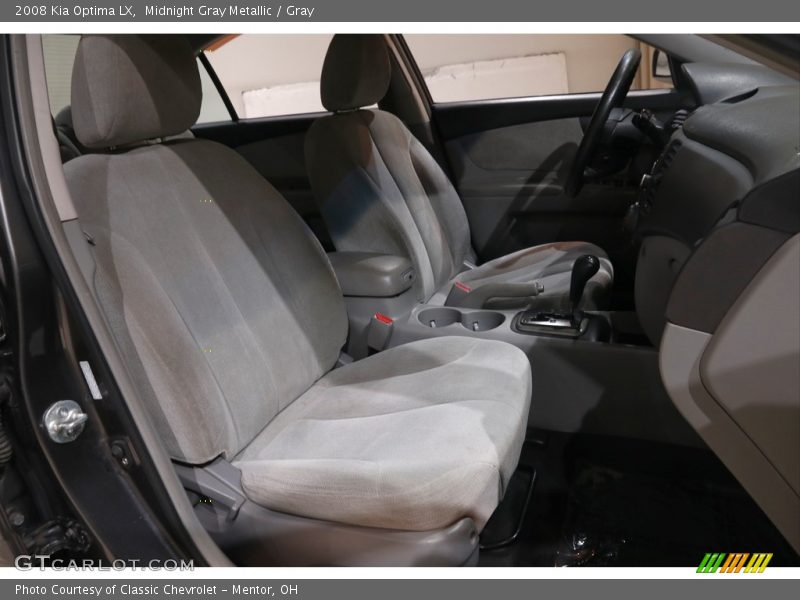 Midnight Gray Metallic / Gray 2008 Kia Optima LX