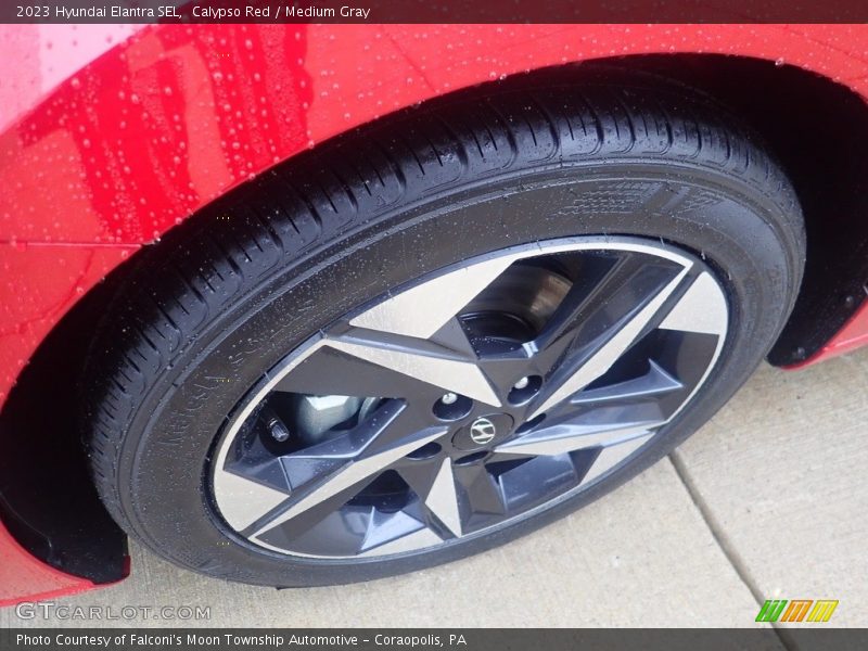 Calypso Red / Medium Gray 2023 Hyundai Elantra SEL