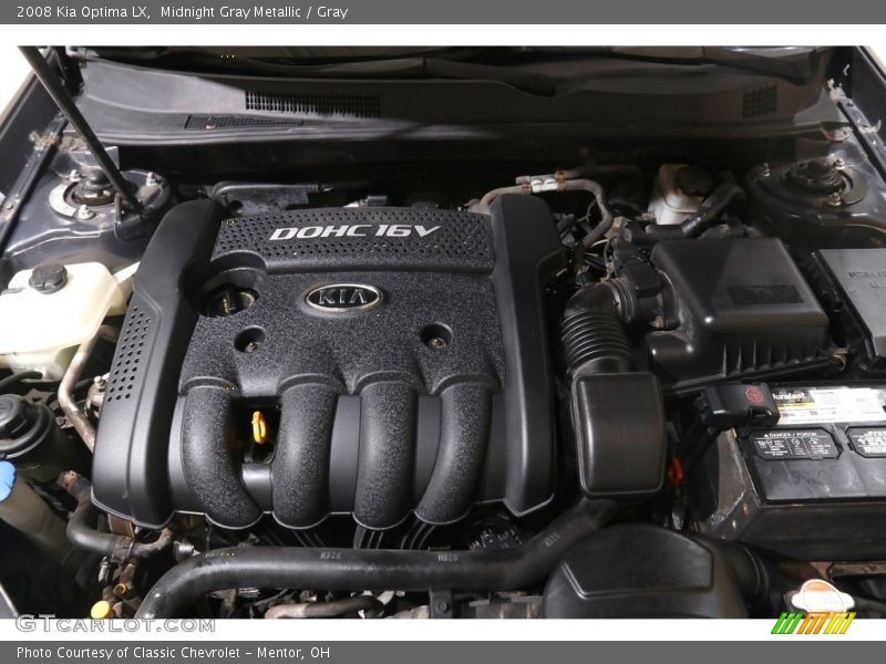Midnight Gray Metallic / Gray 2008 Kia Optima LX
