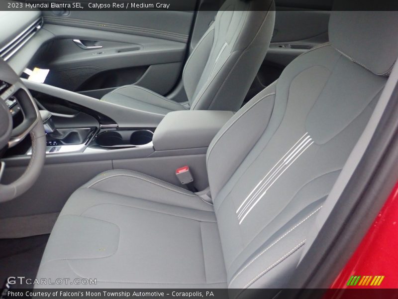Calypso Red / Medium Gray 2023 Hyundai Elantra SEL
