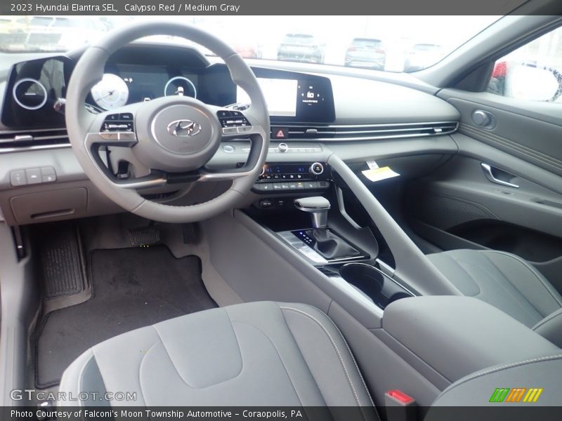Calypso Red / Medium Gray 2023 Hyundai Elantra SEL