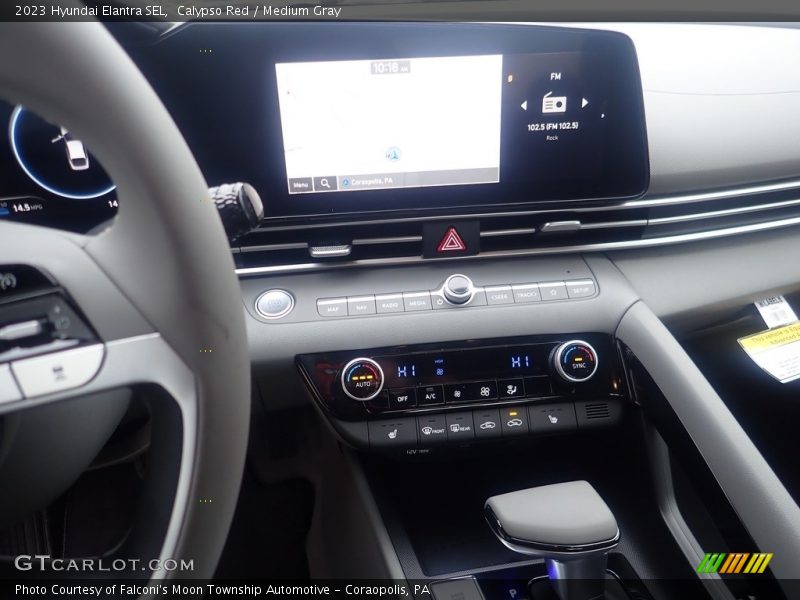 Calypso Red / Medium Gray 2023 Hyundai Elantra SEL