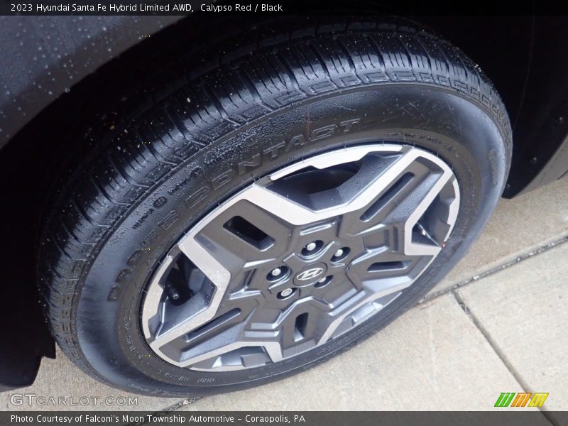 Calypso Red / Black 2023 Hyundai Santa Fe Hybrid Limited AWD