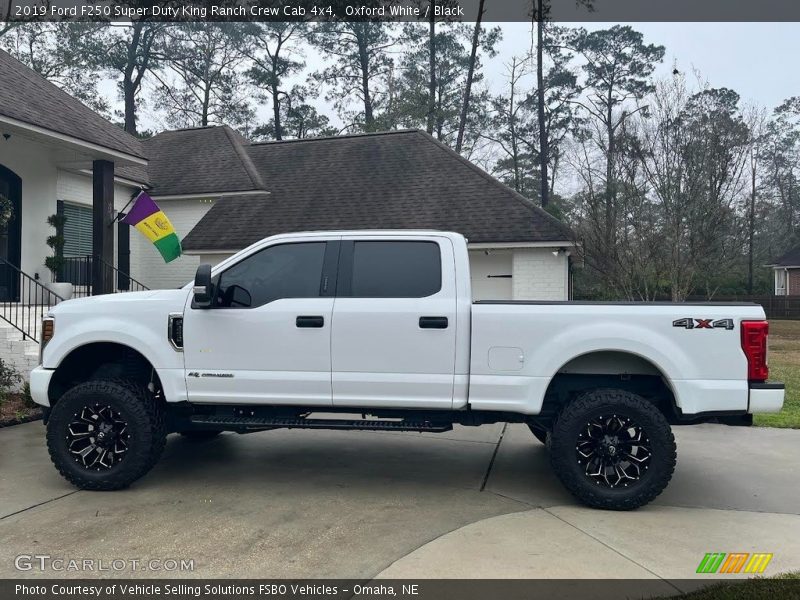 Oxford White / Black 2019 Ford F250 Super Duty King Ranch Crew Cab 4x4