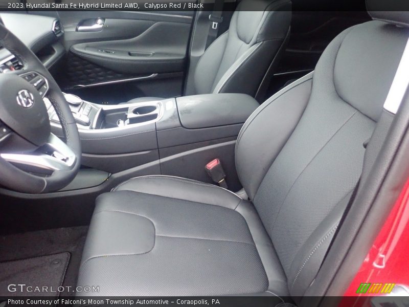Calypso Red / Black 2023 Hyundai Santa Fe Hybrid Limited AWD