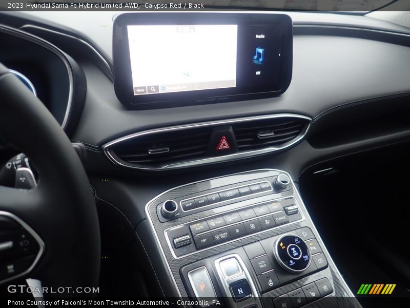 Calypso Red / Black 2023 Hyundai Santa Fe Hybrid Limited AWD