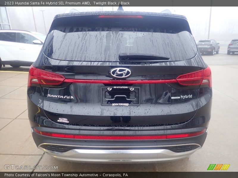 Twilight Black / Black 2023 Hyundai Santa Fe Hybrid SEL Premium AWD