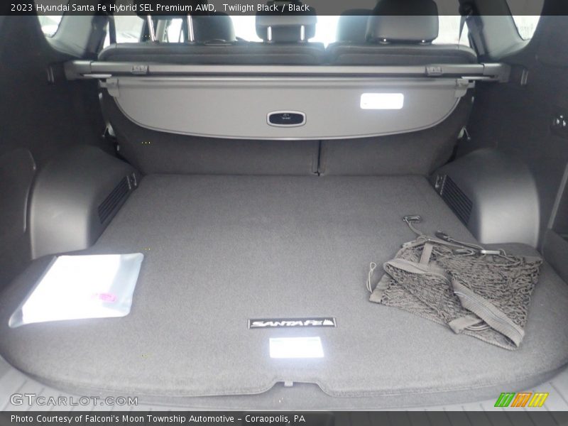 Twilight Black / Black 2023 Hyundai Santa Fe Hybrid SEL Premium AWD