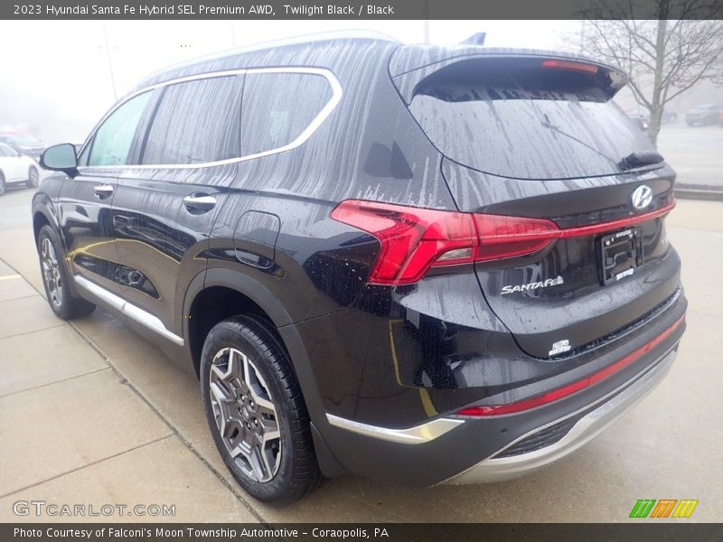 Twilight Black / Black 2023 Hyundai Santa Fe Hybrid SEL Premium AWD