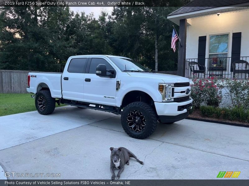 Oxford White / Black 2019 Ford F250 Super Duty King Ranch Crew Cab 4x4