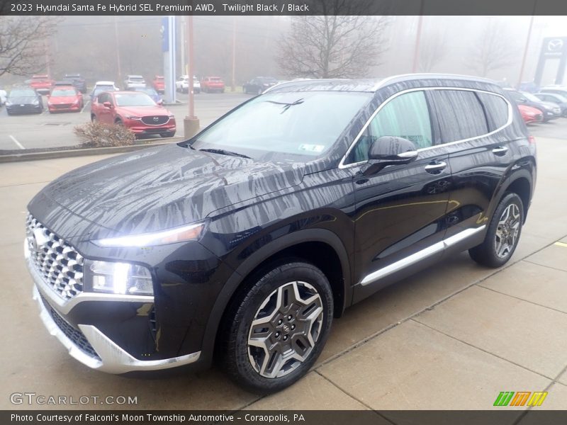 Twilight Black / Black 2023 Hyundai Santa Fe Hybrid SEL Premium AWD