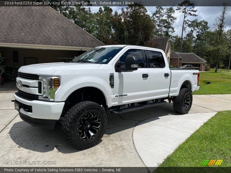 Oxford White / Black 2019 Ford F250 Super Duty King Ranch Crew Cab 4x4