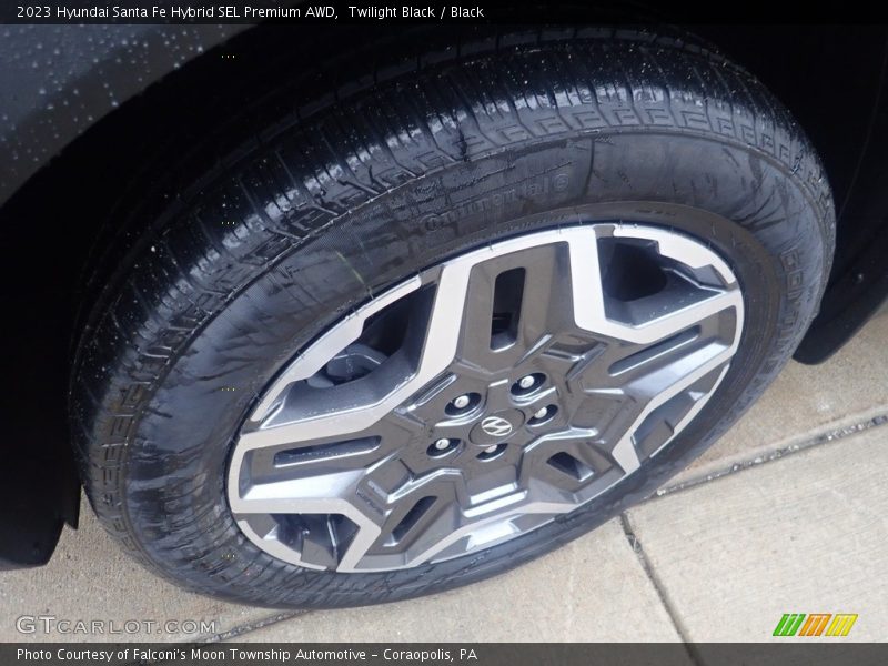 Twilight Black / Black 2023 Hyundai Santa Fe Hybrid SEL Premium AWD