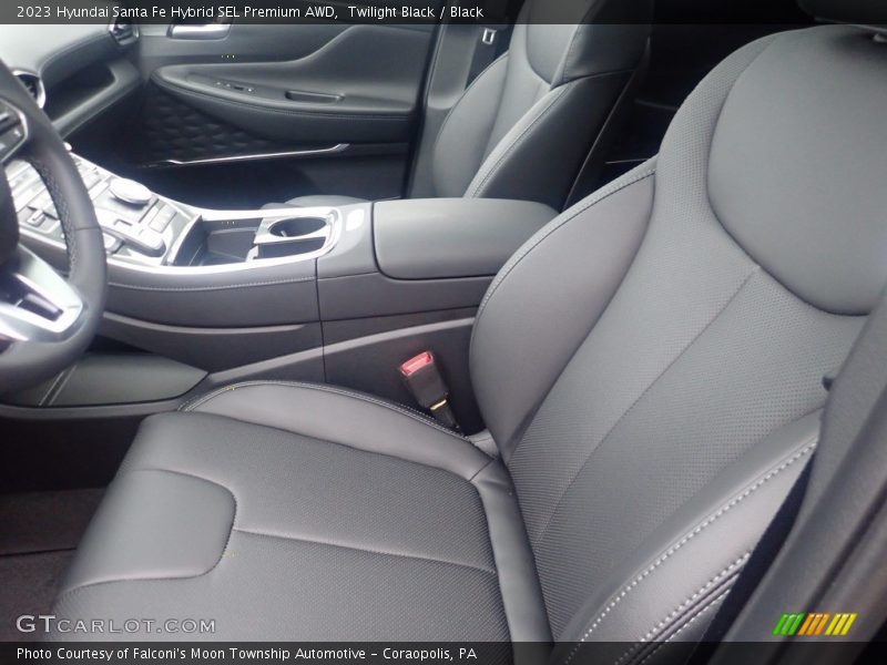 Twilight Black / Black 2023 Hyundai Santa Fe Hybrid SEL Premium AWD