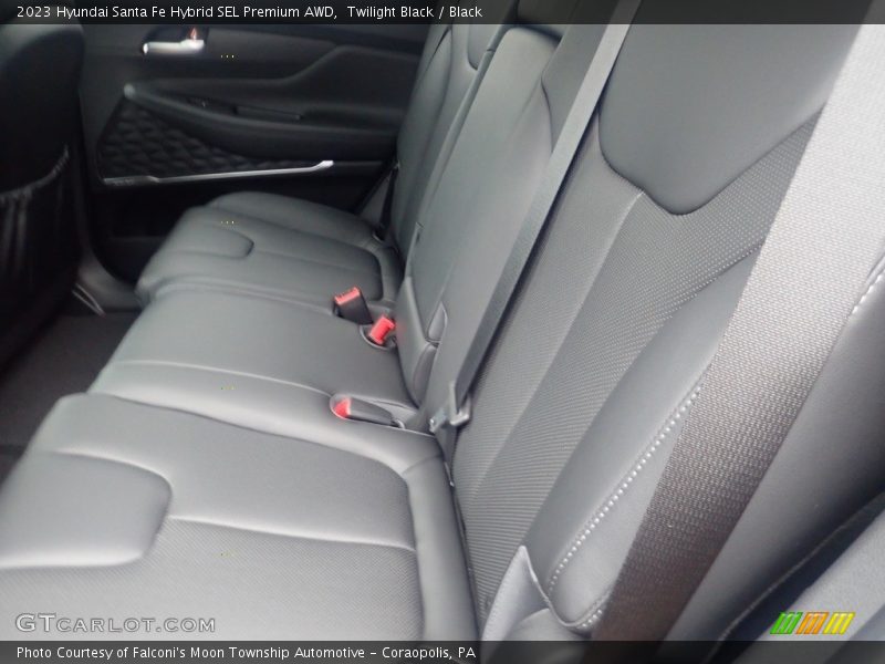 Twilight Black / Black 2023 Hyundai Santa Fe Hybrid SEL Premium AWD
