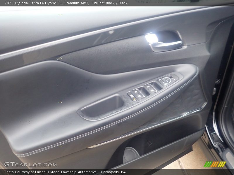 Twilight Black / Black 2023 Hyundai Santa Fe Hybrid SEL Premium AWD