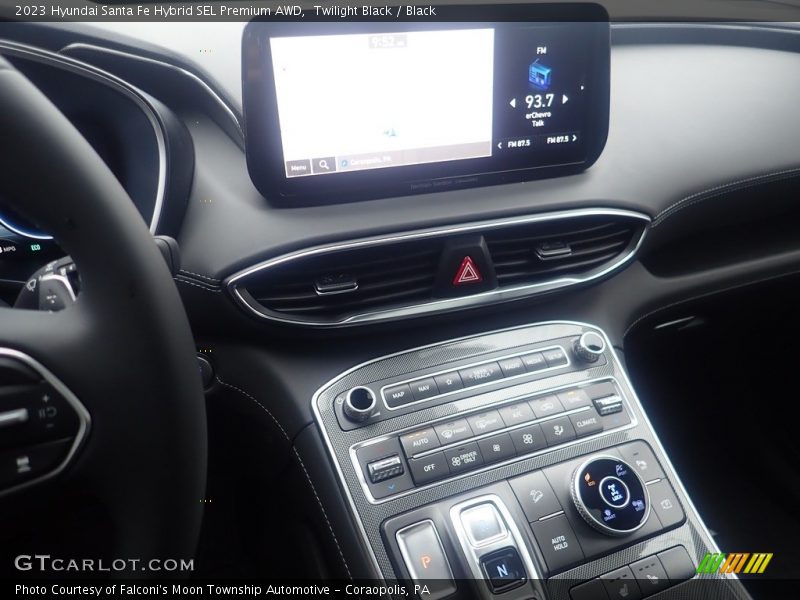 Twilight Black / Black 2023 Hyundai Santa Fe Hybrid SEL Premium AWD