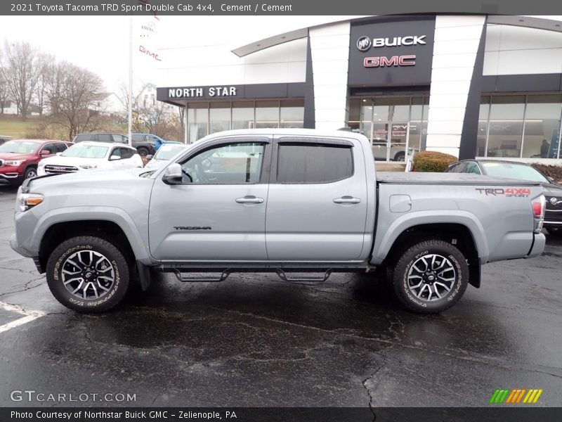 Cement / Cement 2021 Toyota Tacoma TRD Sport Double Cab 4x4
