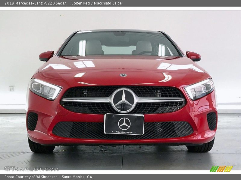 Jupiter Red / Macchiato Beige 2019 Mercedes-Benz A 220 Sedan