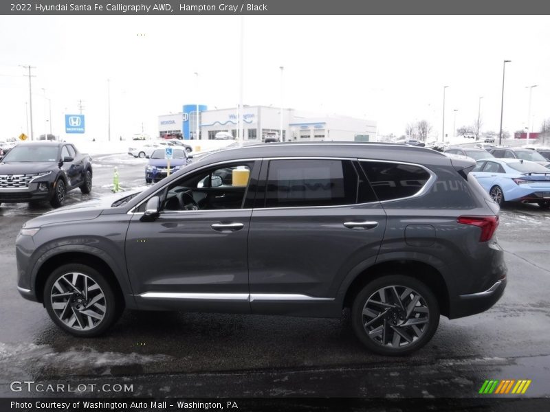 Hampton Gray / Black 2022 Hyundai Santa Fe Calligraphy AWD