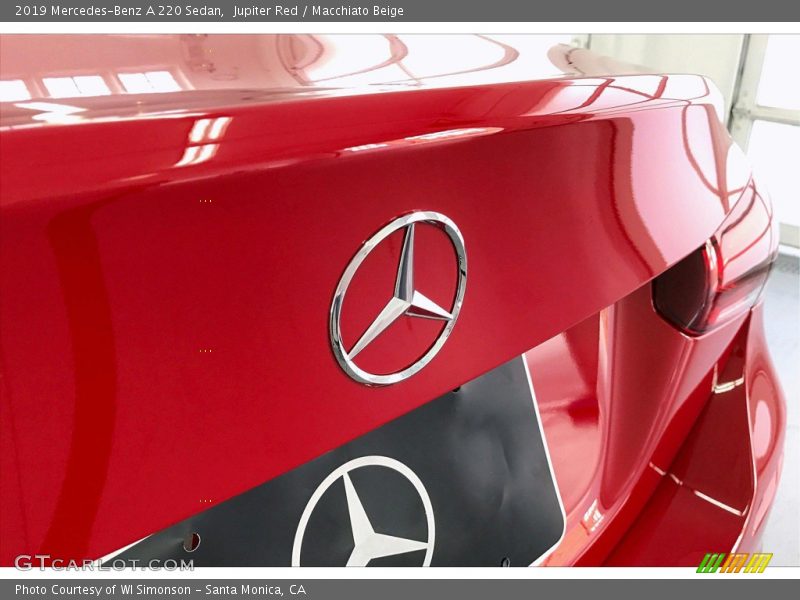 Jupiter Red / Macchiato Beige 2019 Mercedes-Benz A 220 Sedan