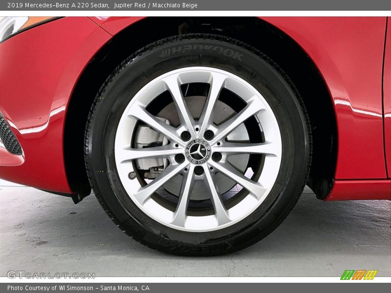 Jupiter Red / Macchiato Beige 2019 Mercedes-Benz A 220 Sedan