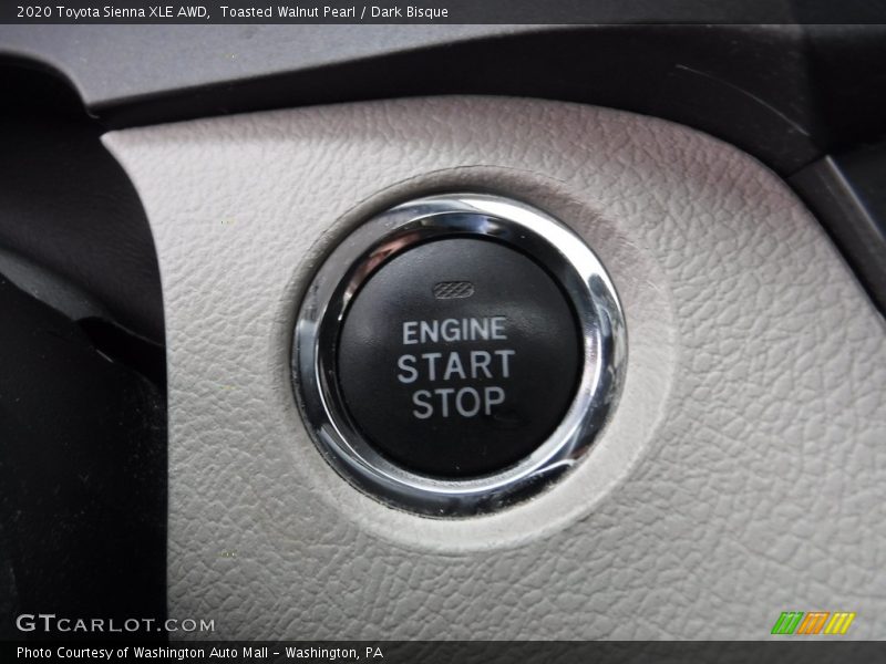 Controls of 2020 Sienna XLE AWD