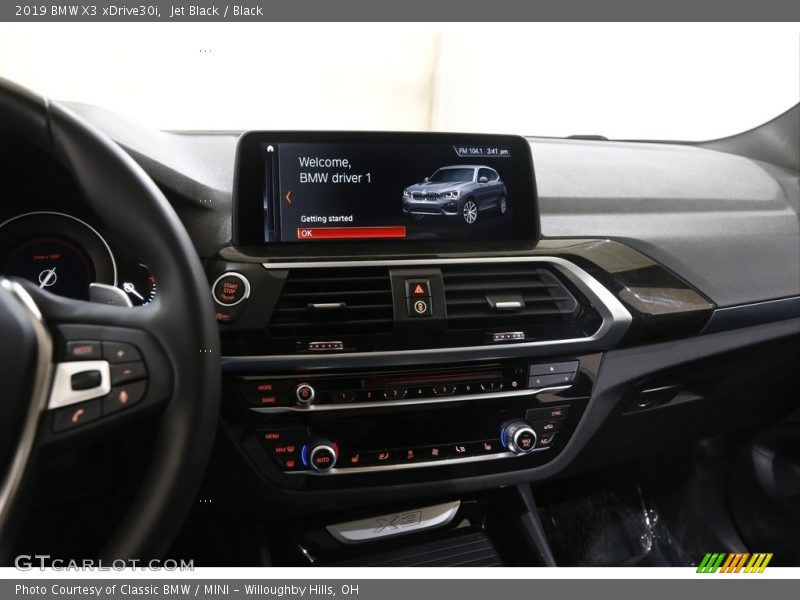 Jet Black / Black 2019 BMW X3 xDrive30i