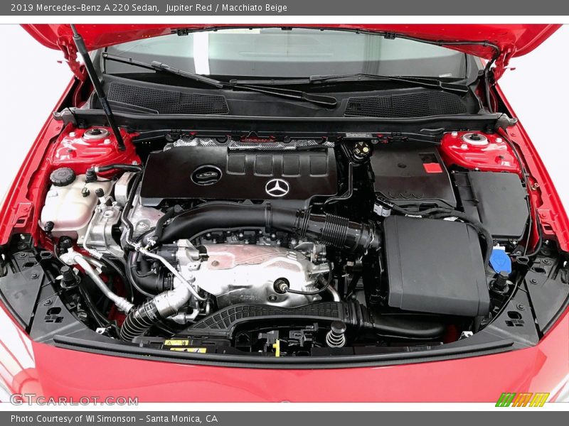 Jupiter Red / Macchiato Beige 2019 Mercedes-Benz A 220 Sedan