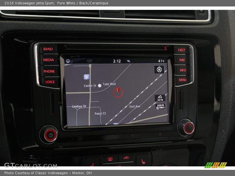 Pure White / Black/Ceramique 2016 Volkswagen Jetta Sport