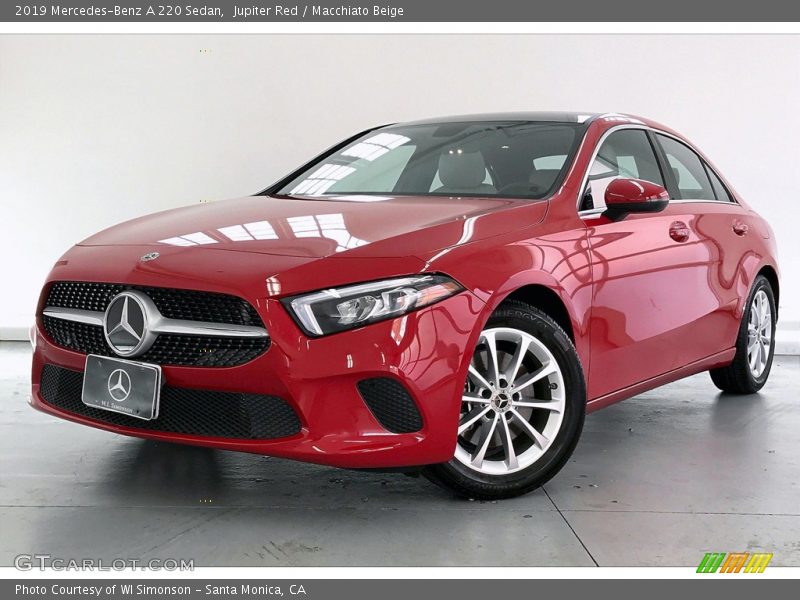 Jupiter Red / Macchiato Beige 2019 Mercedes-Benz A 220 Sedan
