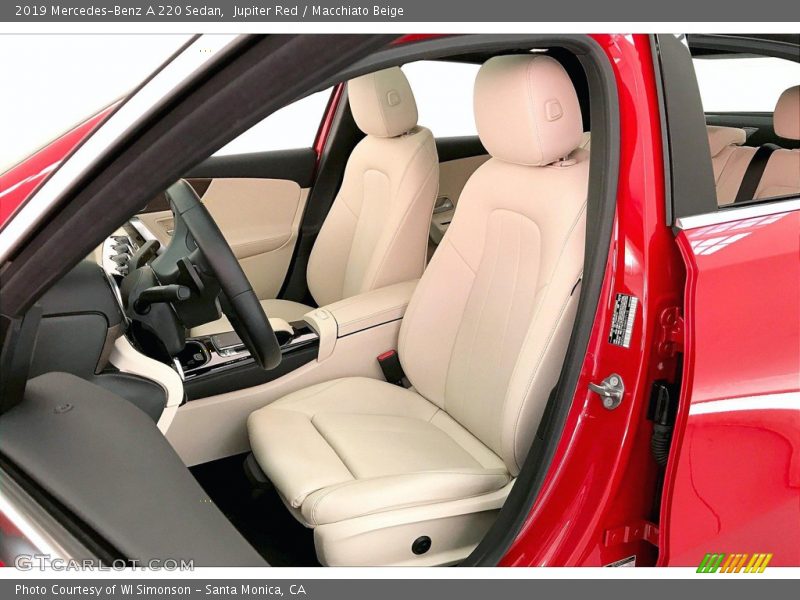Jupiter Red / Macchiato Beige 2019 Mercedes-Benz A 220 Sedan