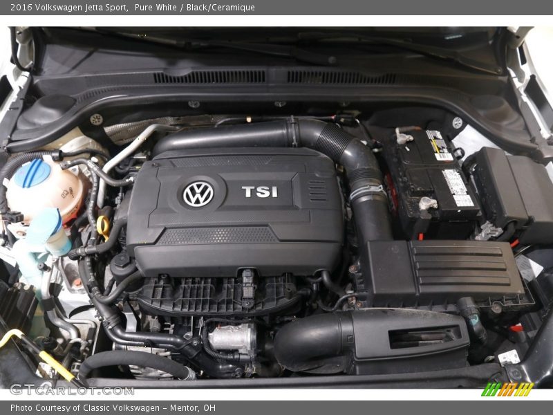 Pure White / Black/Ceramique 2016 Volkswagen Jetta Sport