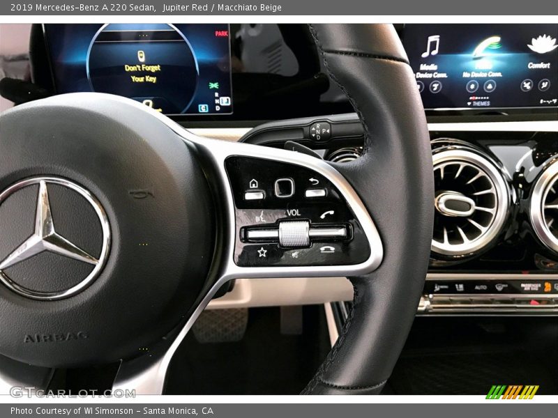 Jupiter Red / Macchiato Beige 2019 Mercedes-Benz A 220 Sedan