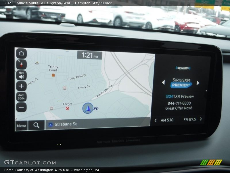 Hampton Gray / Black 2022 Hyundai Santa Fe Calligraphy AWD