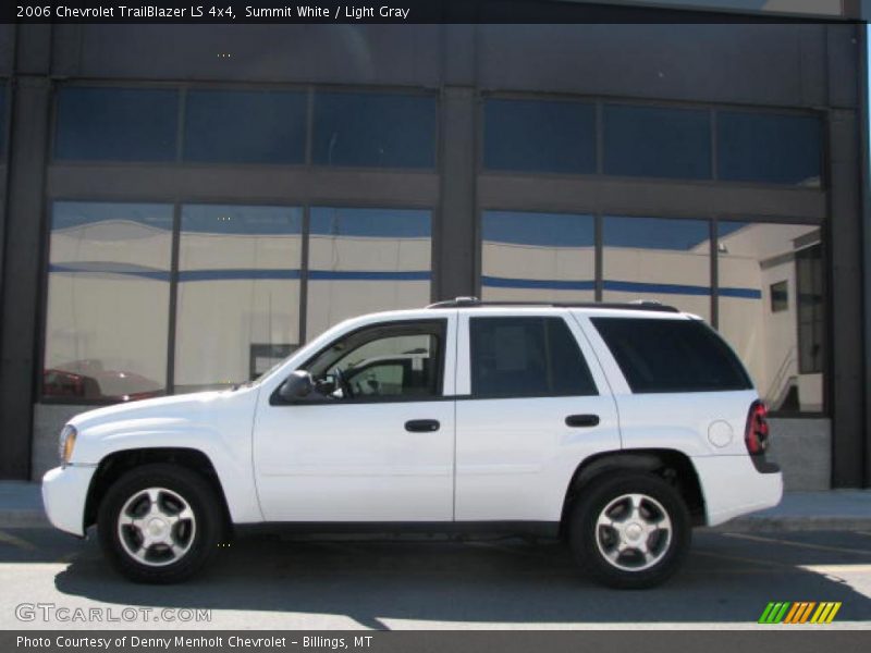 Summit White / Light Gray 2006 Chevrolet TrailBlazer LS 4x4