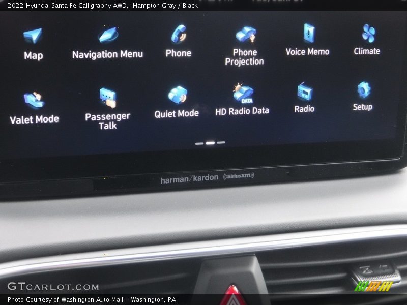 Hampton Gray / Black 2022 Hyundai Santa Fe Calligraphy AWD