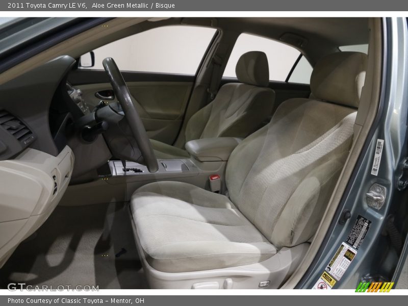 Aloe Green Metallic / Bisque 2011 Toyota Camry LE V6
