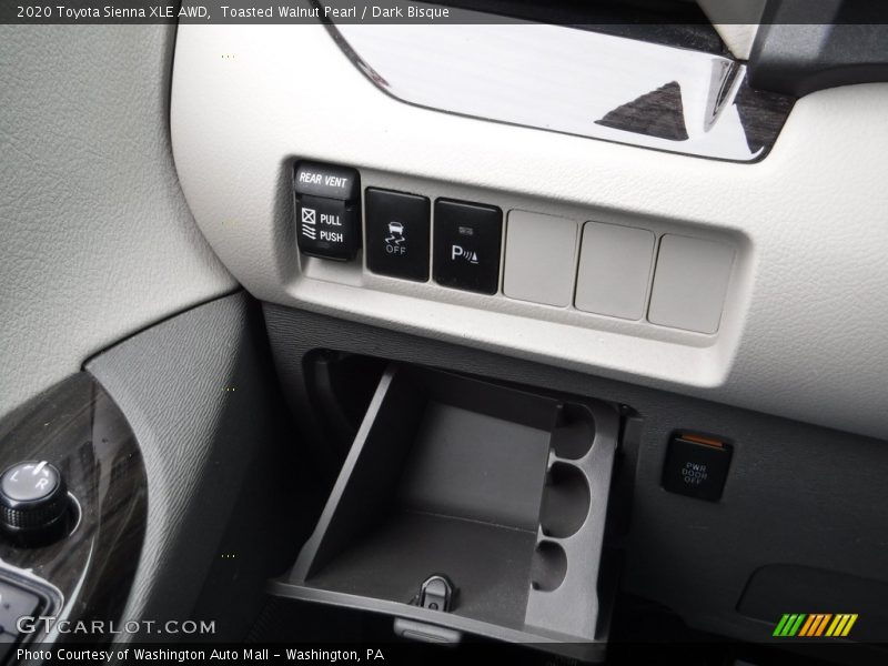 Controls of 2020 Sienna XLE AWD