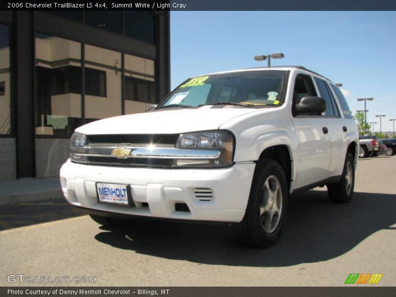 Summit White / Light Gray 2006 Chevrolet TrailBlazer LS 4x4