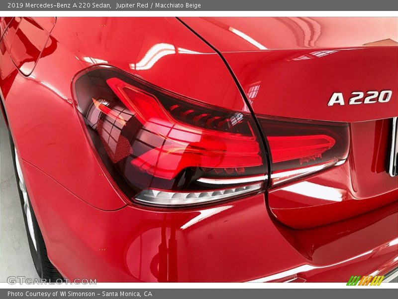 Jupiter Red / Macchiato Beige 2019 Mercedes-Benz A 220 Sedan