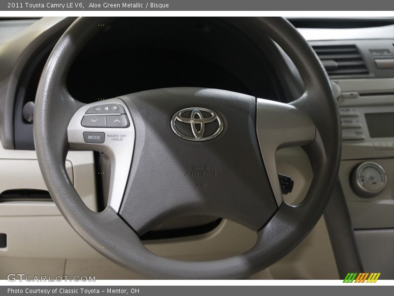 Aloe Green Metallic / Bisque 2011 Toyota Camry LE V6